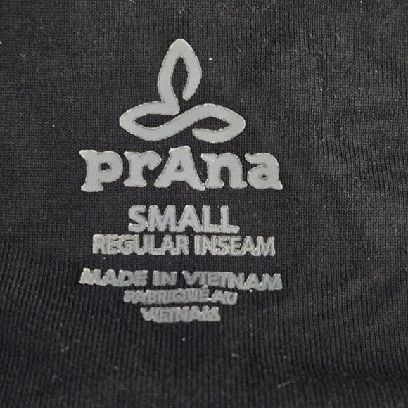 Prana Womens Small Black (27x32) Stretch Pocket Wide Leg Leggings - Picture 4 of 4